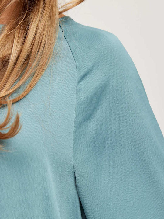 Women's Blouse Stone Blue