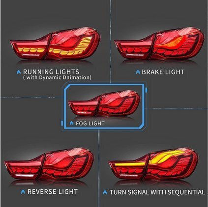 Mtuning Dynamic Led Red Taillight Set Bmw 4 F32 F82 4 F33 F83 2013-Present 14057519 4099654037926