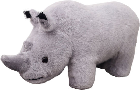 Jucărie De Plus Rinocer Gri Animal De Pluș Pentru Îmbrățișat 30cm