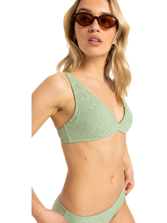 Bikini Swim Top Current Coolness Basil