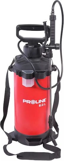 Proline Ψεκαστήρας Προπιέσεως με Χωρητικότητα 8lt 2.5bar σε Κόκκινο χρώμα
