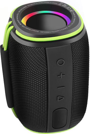 Wiwu Thunder H5 Ηχείο Bluetooth 15W με Διάρκεια Μπαταρίας έως 8 ώρες Μαύρο