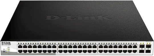 D-Link DGS-1210-52/E Verwaltet L2 Switch mit 52 Ports Gigabit (1Gbps) Ethernet