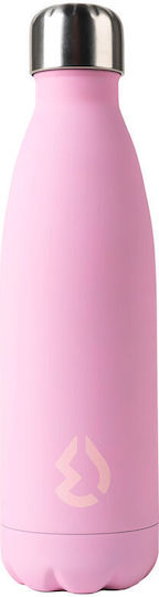 Water Revolution Μπουκάλι Θερμός Ανοξείδωτο 500ml Ροζ