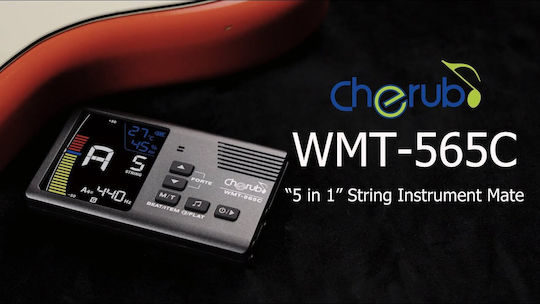 Cherub Chromatisch Tuner / Metronom WMT-565C in Schwarz Farbe