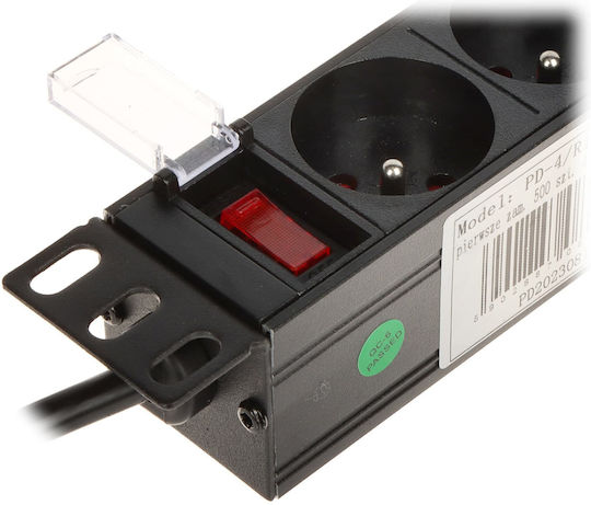 Qoltec Power Strip with Cable 1.8m