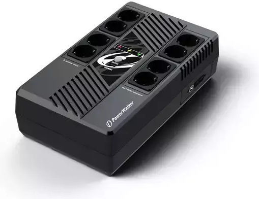 Powerwalker VI 600 MS USV 600VA 360W mit 8 Schuko Steckdosen