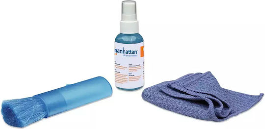 Manhattan Set De Curățare Lcd Mini Cleaning Kit Albastru General