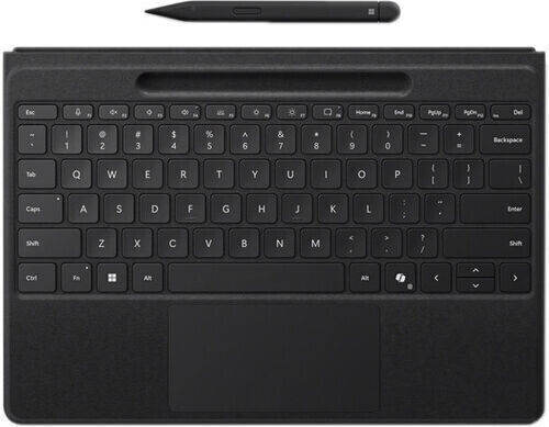 Microsoft Surface Pro + Slim Pen Клавиатура с тъчпад Английски US Черен