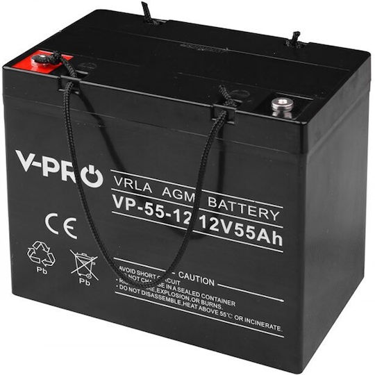 Volt Polska UPS Battery with Capacity 55Ah and Voltage 12V 1pcs