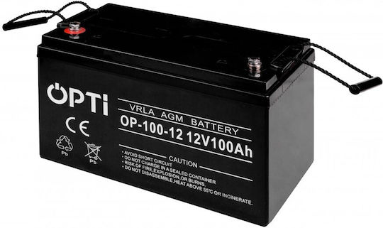 Volt Polska UPS Battery with Capacity 100Ah and Voltage 12V 6AKUV100AG 1pcs