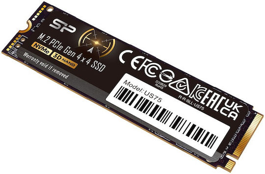 Silicon Power US75 SSD 1TB M.2 Type With PCI Express 4.0 Connection PS5 Compatible SP01KGBP44US7505