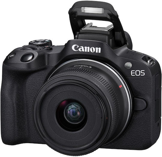 Canon EOS R50 Mirrorless Camera Kit (RF-S 18-45mm f/4.5-6.3 IS STM) Black