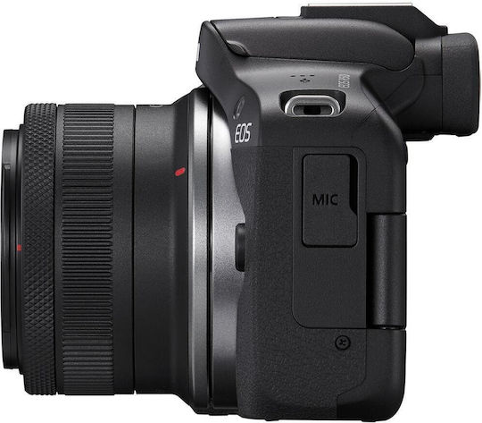 Canon EOS R50 Mirrorless Camera Kit (RF-S 18-45mm f/4.5-6.3 IS STM + RF-S 55-210mm f/5-7.1 IS STM) Black