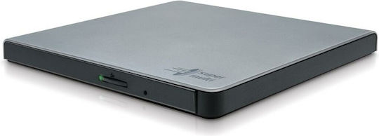 Hitachi-LG Data Storage GP57 External DVD/CD Recorder for Desktop / Laptop Silver