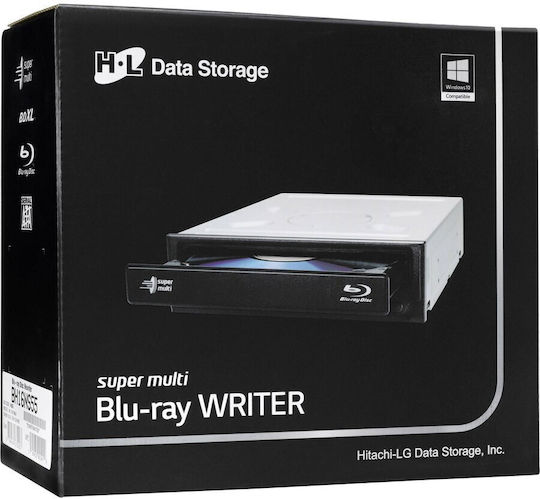 Hitachi-LG Data Storage BH16NS55 Internal Blu-Ray/DVD/CD Recorder for Desktop Black