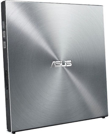 Asus SDRW-08U5S-U Extern Unitate optică Înregistrare/Citire DVD/CD pentru Desktop / Laptop Argintiu