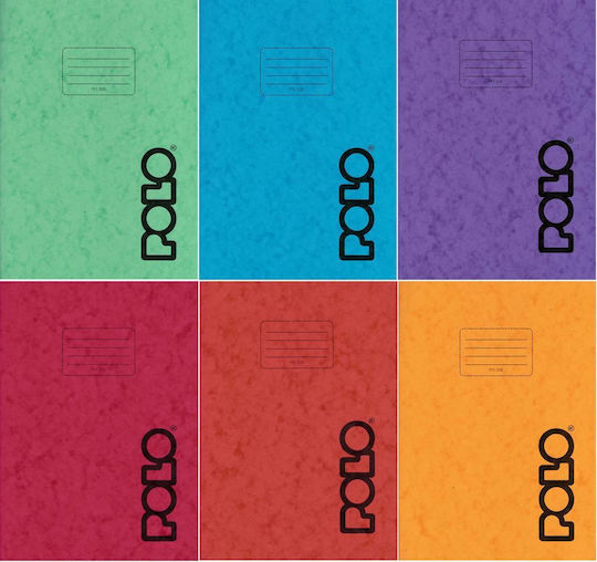Polo Notebook Ruled A4 50 Sheets Art 1pcs (Μiscellaneous colours)