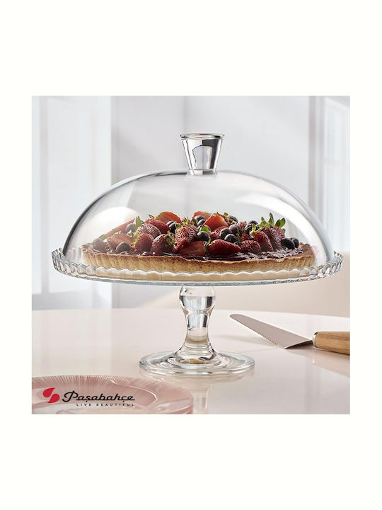 Pasabahce 95200 Cake Stand Transparent 32x25x27cm