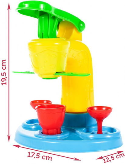 Idealstore Junior Aparat de Înghețată Desert Dimensiuni 19.5 X 17.5 X 12.5 Cm Dezvoltă Abilități Artistice Gândire Creativă Imaginație Complet Echipat 8 Accesorii Specifice