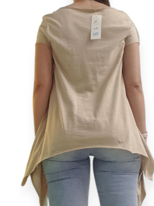 Damen Bluse Beige