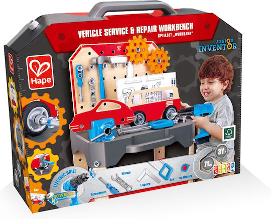 Hape Kids Wooden Tool for 3+ Years 71pcs
