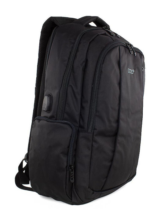 Polo Charger School Backpack Junior High-High School Black with Water Bottle Holder 25lt 2026