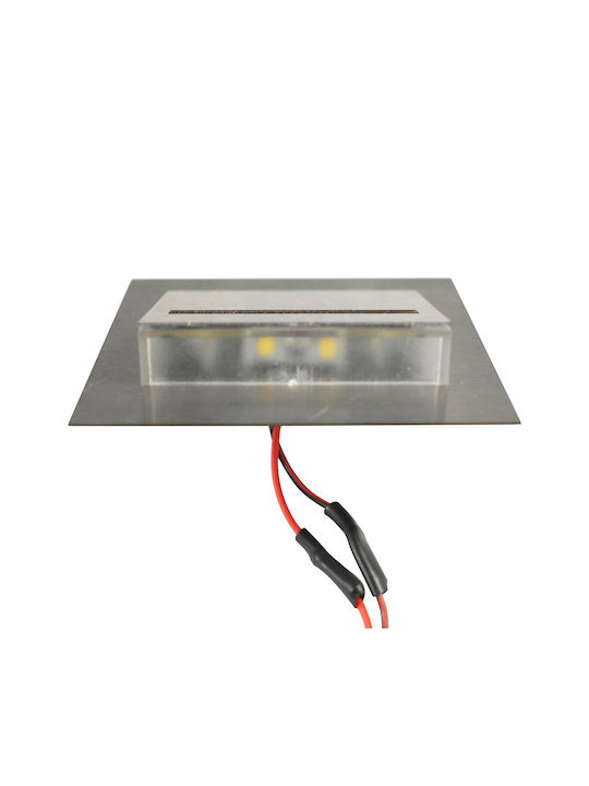 Eko Light Επιτοίχιο Εξωτερικό Φωτιστικό LED με Θερμό Λευκό Φως