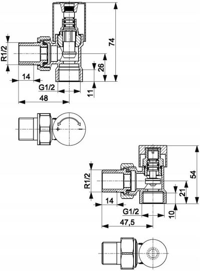 Kfa Comfort Pro Heizkörper-Set Ecke Graphit 758-130-61-bl