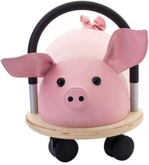 Wheelybug Mersul În Cărucior Pentru Bebeluşi Animal Roz Ride On Pentru Peste 36 Luni Porc Mare
