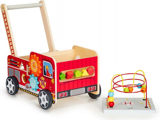 Bildungs-Holzlauflernhilfe Kinder Bigshot Bstl09025 Feuerwehrauto Modell Zubehör Mehrfarbig