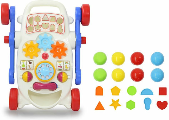 Jamara Μy First Baby Walker Baby Walker for 12++ Months 460586 White