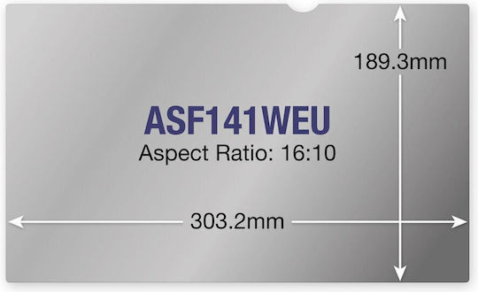 Targus Φίλτρο Οθόνης για Laptop 14.1" ASF141WEU