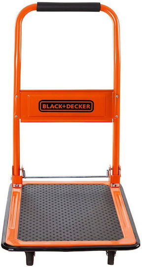 Black & Decker Platform Trolley Foldable for Weight Load up to 80kg Orange
