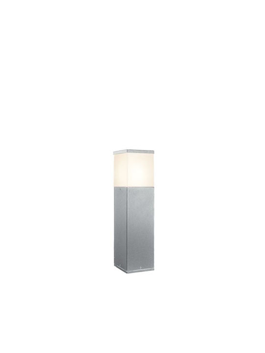 Viokef Corfu Lampă Post Mic Pentru Exterior 20W IP44 Pentru Bază De Bec E27 Gri
