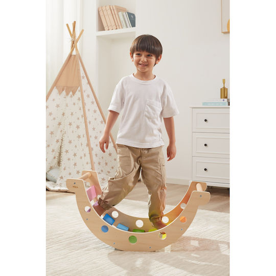 Viga Toys Παιχνίδι Ισορροπίας Εσωτερικού Χώρου Ξύλινη Γέφυρα