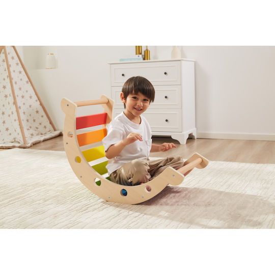 Viga Toys Παιχνίδι Ισορροπίας Εσωτερικού Χώρου Ξύλινη Γέφυρα