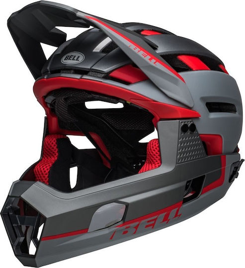 Bell Helmet Full Face Bell Super Air R Helmet Size S 51-55 Cm Choose Matte Grey Red