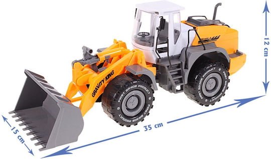 Excavator Gravity King Idealstore Dimensiuni 35 X 12 X 15 Cm Construcție Solidă Stabilă Echipat cu Motor Trapă de Acces Accesorii Piese Mobile Este O Modalitate Grozavă De A Deveni Un Mic Constructor