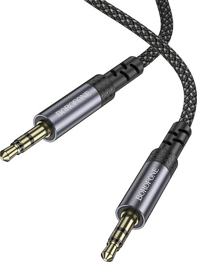 Borofone Cablu Audio Jack 3.5mm 3.5mm Borofone Bl24 Graceful 1m Negru