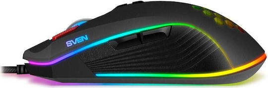 Sven RX-G850 RGB Gaming Mouse 6400 DPI Black