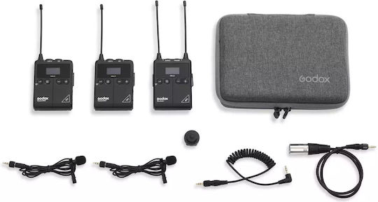 Godox WMicS1-Kit2 – UHF Kit Δέκτης Μικροφώνου