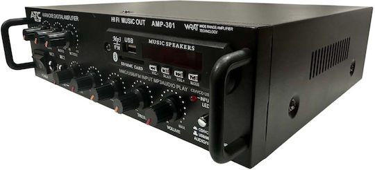 ATC AMP-301 Integrated Commercial Amplifier 25W/100V Equipped with USB/FM/Bluetooth