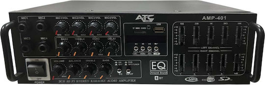 ATC AMP-401 Integrated Commercial Amplifier 100W/100V Equipped with USB/FM/Bluetooth
