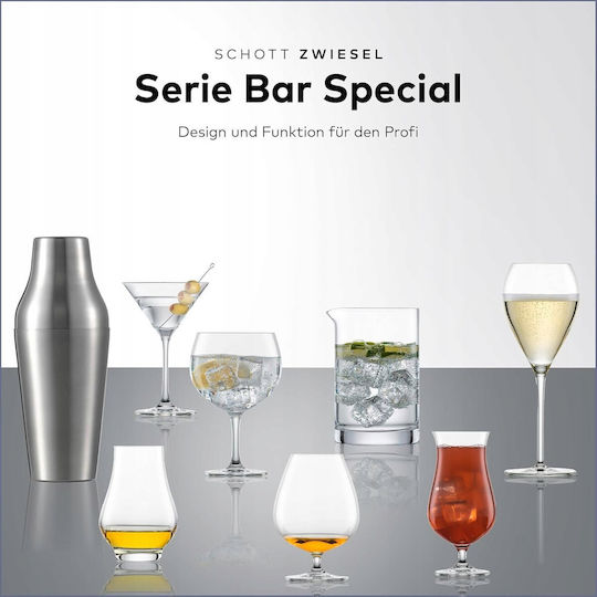 Schott Zwiesel Σετ Ποτήρια Ουίσκι από Γυαλί Κολωνάτα 218ml 4τμχ