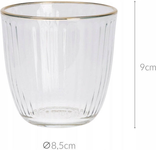 Michelin Pahar pentru apa din Sticlă în Culoarea Aur 295ml