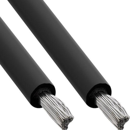 Inline Solar Installation Cable Bulk H1z2z2-k 4mm² Black 50m