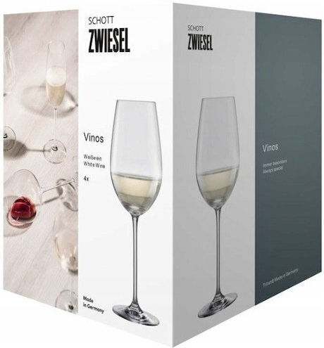 Lumarko Glass for White Wine made of Glass in White Color Goblet 613ml