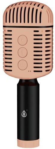 Moveteck Μικρόφωνο Karaoke Ασύρματο Ροζ