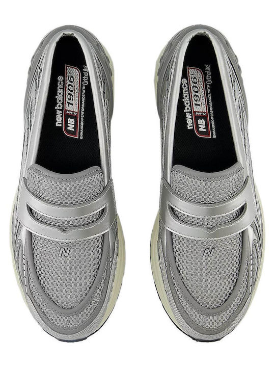 Women's Loafers in Silver Color